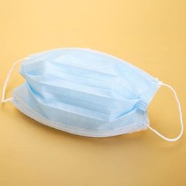 Personal Unisex Disposable Medical Mask 3 Layer Customized Size Blue Color