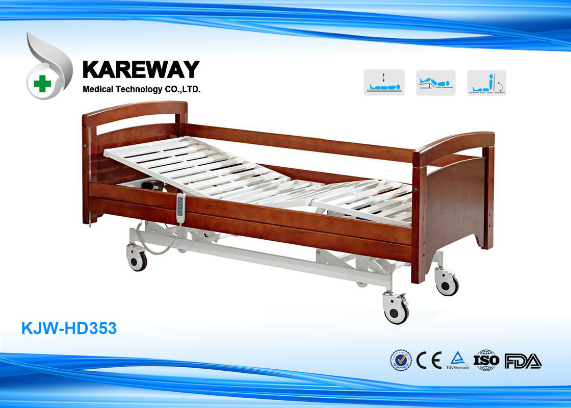 Safety Home Hospital Folding Bed , Electric Adjustable Beds 300 Kgs