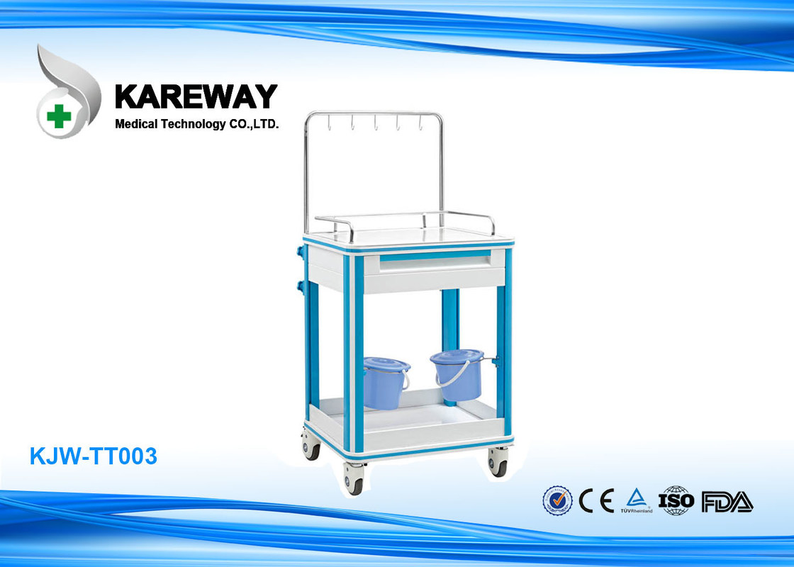 Professional Hospital Medication Carts Equipment , Stainless Steel