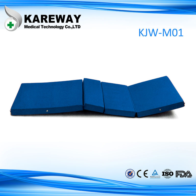 Blue Hospital Foam Mattress , 8CM Hospital Bed Memory Foam Mattress KJW-M01