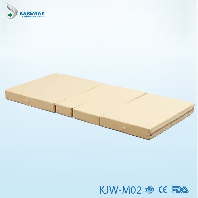 High Strength Foldable Hospital Bed Mattress Memory Foam , PVC Surface
