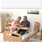 Electric Nursing Bed Automatic Turning Medical Hospital Bed With Rails Hospital Room Bed