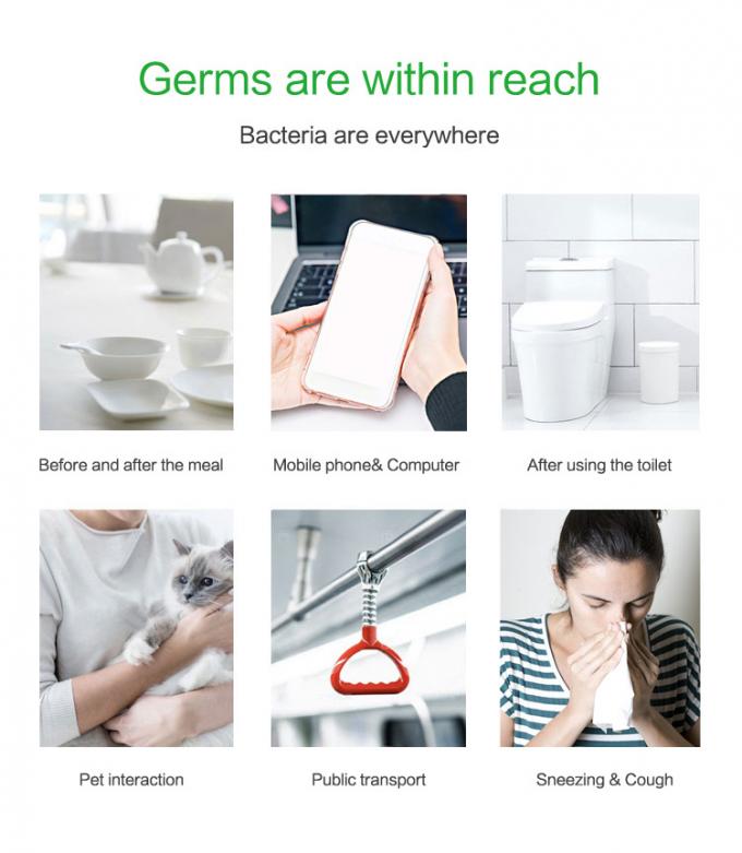 Antiseptic / Antibacterial Sanitizer Charcoal Main Ingredient CE / FDA