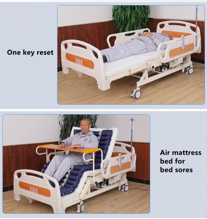 Length 2000mm Hospital Nursing Bed Remote Control Icu Hospital Bed