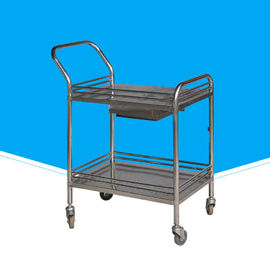 Metal / Electrolytic Plate Hospital Trolley Durable For Surgical Instrument