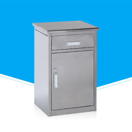 Lightweight Mobile Hospital Storage Cabinets Durable Patient Bedside Table