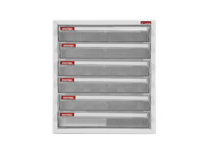 White Steel Medical Record Cabinet Durable With Wheels Customized Color