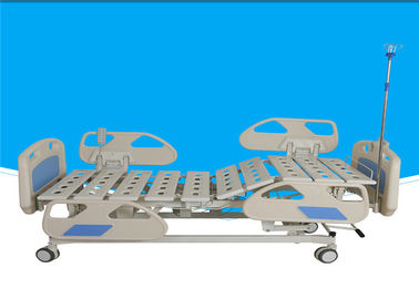 Automated Electric Icu Bed , Casters Central Control Full Size Hospital Bed