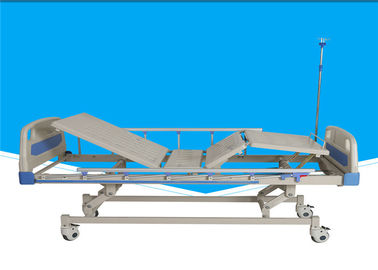 Manual Extra Wide Hospital Bed  Epoxy Painted Mechanical Hospital Bed 