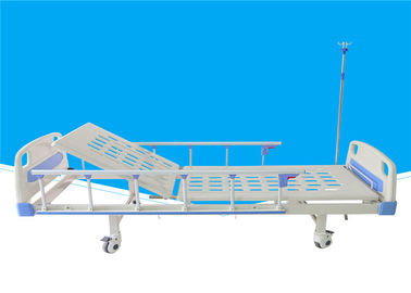 Single Crank Manual Hospital Bed Metal Material Fall Protection With Handle