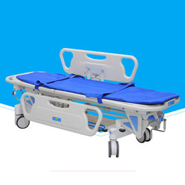 Mobile Metal Stretcher With Wheels , Folding Durable Emergency Stretcher Bed