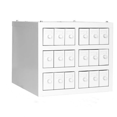Laboratory Pathology metal sliding cabinet Medical Display Cabinet With Locking