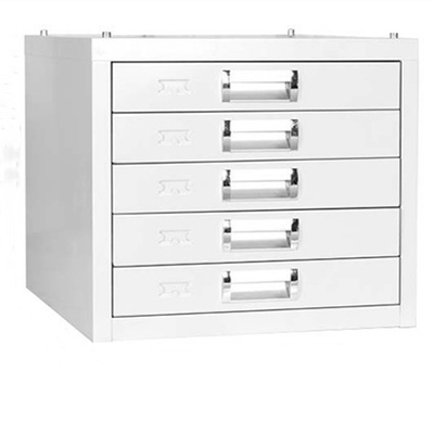 Pathology Steel Wax Sheet Medicine Display Cabinet With 5 Drawers