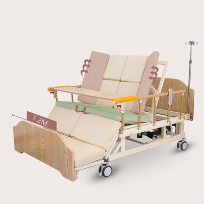 Widened Multi-Functional Electric Intelligent Nursing Bed With Turn Over Side Rails