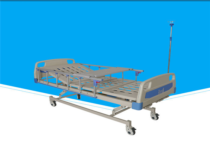 500 780mm Portable Hospital Bed , Foldable Manual Adjustable Bed With