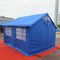 Extended Army / Hospital Emergency Tent 30 Sqm Area UV Resistant Blue color