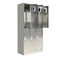 Stainless Steel 6 Door Medicine Display Cabinet , Durable Home Clothing Multi Function Locker