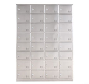 32 Door High School Lockers , Cold Rolled Steel Medicine Display Cabinets & Lockers