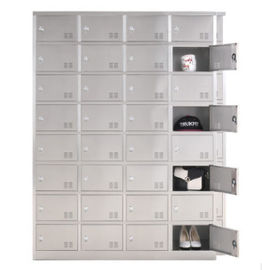 32 Door High School Lockers , Cold Rolled Steel Medicine Display Cabinets &amp; Lockers