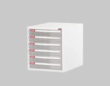 White Steel Medical Record Cabinet Durable With Wheels Customized Color