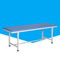 Blue Portable Examination Couch , Medical Examination Couch For Doctor