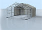 Fireproof Large Temporary Hospital Tent Double Truss Frame With Peak Top Roof