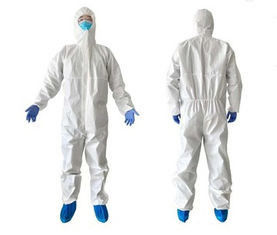 One Piece Disposable Protective Suit Waterproof Virus Protection Xs - Xxl Size