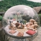 Round Recyclable Inflatable Bubble Tent Dia 15m Outdoor Transparent Tent
