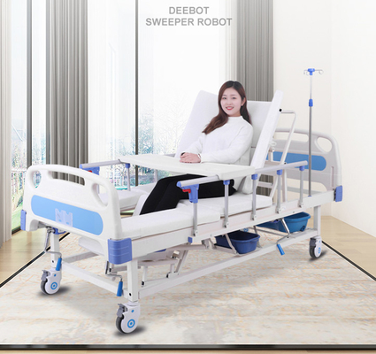 Steel Nursing Multifunctional Medical Patient Bed Turning Manual Medical Bed