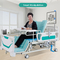 ABS Guardrails Metal Nursing Hospital Adjustable Beds With 4 Castors