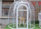 5m PC Bubble Geodesic Dome Glamping Tent Fully Transparent Color