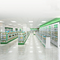 Multifunctional Pharmacy Display Shelves Pharmacy Medical Shop Racks