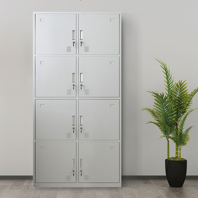 OEM Office Storage Lockers Environmentally Friendly 8 Door Locker