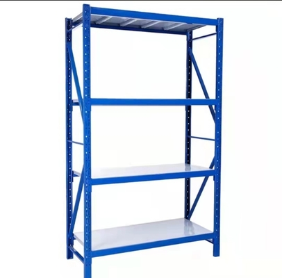 Warehouse Cargo Storage Longspan Medium Duty Type Rack Shelves Customized